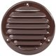 GRILLE METAL D125, BROWN
