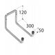 HOOK H2U300 120X300X50MM 5825