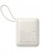 Powerbank Joyroom JR-PBF27 10000mAh 22.5W z wbudowanymi kablami USB-C i Lightning - biały