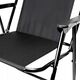 Πτυσσόμενη καρέκλα κάμπινγκ PLATINET KRZESŁO KAMPINGOWE SKŁADANE 52X44X75 CM FULL BLACK [45912]