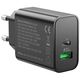Φορτιστής USB Gogen ACHPDQ230B PD 30W 15V C+A μαύρο