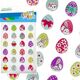 ΑΥΤΟΚΟΛΛΗΤΑ PUFFY ΠΑΣΧΑΛΙΝΑ ΑΥΓΑ 24ΤΕΜ Craft with Fun