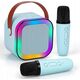 Ηχεία Extralink Kids Mini Karaoke LED 2x Mic Μπλε | Σετ Καραόκε | ηχείο, 2x μικρόφωνο, Bluetooth, AUX, υποδοχή για κάρτες μνήμης, φωτισμός RGB