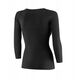 Γυναικεία μπλούζα LS1628W με μανίκι 3/4 COMFORT MERINO μαύρο L
