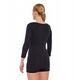 Γυναικεία μπλούζα LS1628W με μανίκι 3/4 COMFORT MERINO μαύρο L