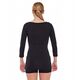 Γυναικεία μπλούζα LS1628W με μανίκι 3/4 COMFORT MERINO μαύρο L