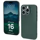 Etui Bizon Case Łupka do Apple iPhone 16 Pro zielone