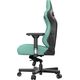 Fotel Anda Seat Fotel gamingowy skórzany Anda Seat Kaiser 3 XL zielony obrotowy
