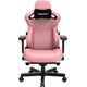 Fotel Anda Seat Fotel gamingowy skórzany Anda Seat Kaiser 3 XL różowy obrotowy