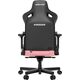 Fotel Anda Seat Fotel gamingowy skórzany Anda Seat Kaiser 3 XL różowy obrotowy