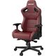 Fotel Anda Seat Fotel gamingowy do biura skórzany Anda Seat Kaiser 2 XL bordowy obrotowy