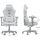 Fotel Anda Seat Fotel gamingowy Phantom 3 PRO L Anda Seat materiałowy czarny