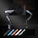 Uchwyt do monitora regulowany obrotowy Stealth II PRO RGB 17"- 42" czarny