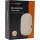 RealPower Powerbank PB-10000W,10000 mAh,μπεζ,λειτουργία θέρμανσης