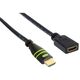TECHLY HDMI Υψηλής Ταχύτητας Καλώδιο Προέκτασης 3m μαύρο με Ethernet 4K 30Hz 19 ακίδων HDMI Αρσενικό σε 19 ακίδων HDMI Θηλυκό με Χρυσή Επαφή