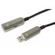TECHLY USB3.0 AOC Οπτικό Υβριδικό Καλώδιο 10μ Μαύρο Υποστηρίζει μέγιστο εύρος ζώνης έως 5 Gbit Διάμετρος 4,6mm Σύνδεσμος A σε Υποδοχή