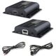 TECHLY HDBitT HDMI Extender Set Αποστολέας και Δέκτης μέσω IP μέσω καλωδίου δικτύου Cat5/5e/6 έως 80-120m μήκος μετάδοσης