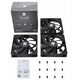 Thermalright TL-C12C X3 PWM Μαύρο 3τμχ. (120mm) (Μαύροι) Ανεμιστήρες