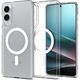 Spigen Ultra Hybrid Mag MagSafe - Θήκη για Samsung Galaxy S25 Edge (Clear / White)