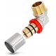 Diamond γωνία πρεσαριστή KOL-CH PEX-AL-PEX από ορείχαλκο 1/2"x20 FZZ-004.1/2X20.KOL-C