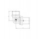 Diamond γωνία πρεσαριστή KOL-CH PEX-AL-PEX από ορείχαλκο 1/2"x20 FZZ-004.1/2X20.KOL-C