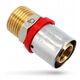 Σύνδεσμος συμπίεσης Diamond ZŁ-CH, PEX-AL-PEX, ορείχαλκος 1/2"x20 FZZ-001.1/2X20.ZŁ.CH