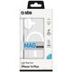 SBS Rigid transparent case compatible with MagSafe charging for iPhone 16 Plus standard