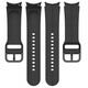 Σιλικονούχο λουράκι για SAMSUNG Watch 4 / 5 μαύρο (5)