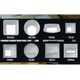 Φωτιστικό χωνευτό downlight 1.1W LED σε ασημί χρώμα Cet Navi 11-221-11.