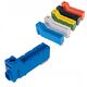 Μπάρα σύνδεσης Pawbol E.4136N χωρίς σπείρωμα 1x 2,5-25 mm2, 13x 1,5-2,5 mm2 μπλε