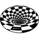 Sharkoon Sharkoon SKILLER SFM12 3D Vortex, protective mat (black/white, 120cm)