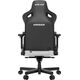 Fotel Anda Seat Fotel gamingowy Anda Seat Kaiser 3 L materiałowy szary obrotowy