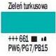 Artequipment Farba akrylowa TALENS AMSTERDAM 120ml 661 - TURQUOISE GREEN uniw