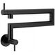6623-030-81/ KFA/ DUERO POT FILLER/ BATERIA KUCHENNA, ZLEW ŚCIENNA, PRZEGUBOWA, BLACK