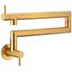 6623-030-31 DUERO POT FILLER BATERIA KUCHENNA, ZLEW ŚCIENNA, PRZEGUBOWA, ΒΟΥΡΤΣΙΣΜΕΝΟ ΧΡΥΣΟ // B-97-00-5-022-GOLD