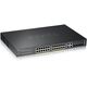 Zyxel GS2220-28HP - Switch - managed - 24 x 10/100/1000 (PoE+) + 4 x Kombi-Gigabit-SFP - an Rack montierbar - PoE+ (375 W)