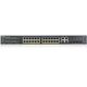 Zyxel GS2220-28HP - Switch - managed - 24 x 10/100/1000 (PoE+) + 4 x Kombi-Gigabit-SFP - an Rack montierbar - PoE+ (375 W)