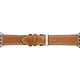 Copenhagen - Watch Strap for Apple Watch 1-8 (42/44/49 mm) - Tan/Silver