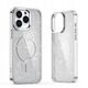 Θήκη Glitter Case με MagSafe για Samsung Galaxy S25 Edge - λευκό