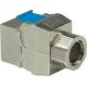 LogiLink NK4018, Επίπεδο, Γκρι, RJ-45, Θηλυκό, 10GBase-T, Χρυσό