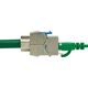 LogiLink NK4018, Επίπεδο, Γκρι, RJ-45, Θηλυκό, 10GBase-T, Χρυσό