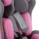 ΚΑΘΙΣΜΑ ΑΥΤΟΚΙΝΗΤΟΥ SESTTINO HEXAGON PINK PRO I-SIZE 0-36 KG 40-150