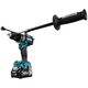 Κρουστικό δράπανο Makita Makita Cordless impact drill HP001GD201 XGT, 40V (μπλε/μαύρο, 2x Li-Ion XGT μπαταρία 2.5Ah, MAKPAC)