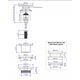 Πώμα KLIK-KLAK 11/4x60MM UNIWERSALNY NISKI CZ.MAT
