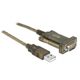 Καλώδιο DeLOCK 64073 παράλληλο Διαφανές 2 m USB Τύπου-A DB-9