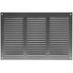 Μεταλλική σχάρα εξαερισμού MR3020Zn, 300 x 200 mm, γαλβανισμένη