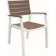Πολυθρόνα Harmony Armchair λευκό/μπεζ καφέ 7290106926431