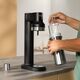 Saturator Brita sodaTRIO Czarny + Szklana butelka sodaTRIO 2-pak