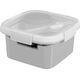 Curver Pojemnik na żywność kwadratowy LUNCH KIT Smart to go Mix miętowy/ jasnoszary/ brzoskwiniowy 1,1L Curver