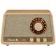 Sangean WR-101 επιτραπέζιο ραδιόφωνο, Bluetooth, ανοιχτό δρυς
